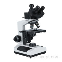 Horizontal 45° Inclined Trinocular Biological Microscope